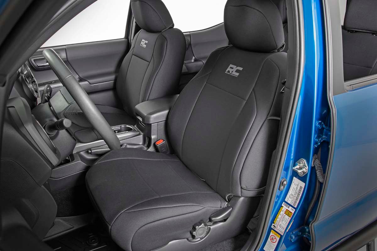 Чехлы для сидений | Передние и задние | Двойная кабина | Toyota Tacoma 2WD/4WD (2016-2023)