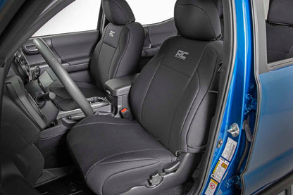 Fundas de asiento | Delanteras | Doble Cabina | Toyota Tacoma 2WD/4WD (2016-2023)