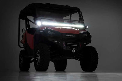Rough Country LED Light Kit | Cage Mount | 50" Black Single Row | Honda Pioneer 1000/Pioneer 1000-6 by Rough Country