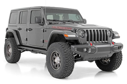 Rough Country 3.5 Inch Lift Kit | Adj Lower | FR D/S | Jeep Wrangler Unlimited 4WD (24-26)
