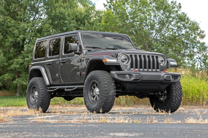 Rough Country 3.5 Inch Lift Kit | Adj Lower | FR D/S | Jeep Wrangler Unlimited 4WD (24-26)