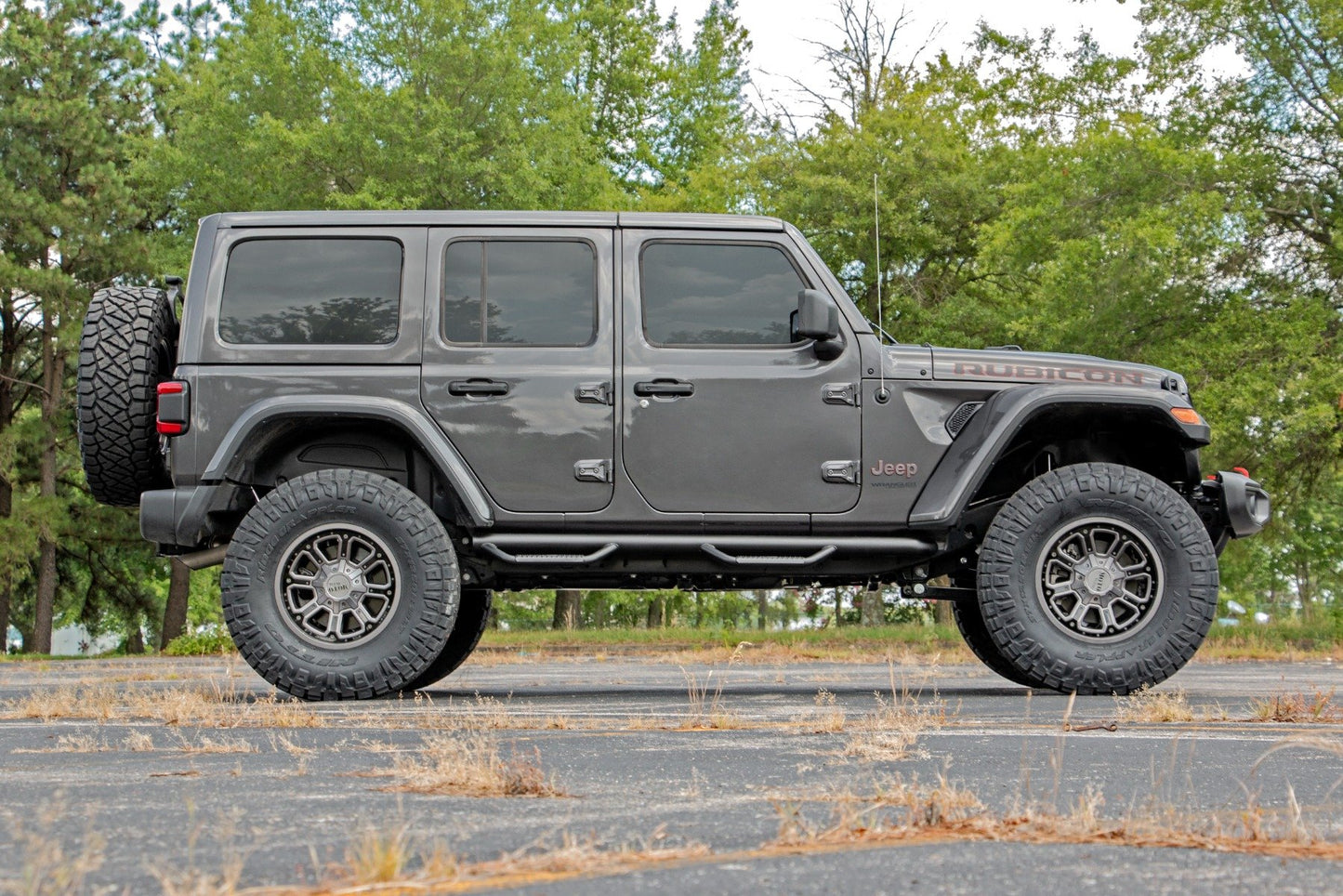 Rough Country 3.5 Inch Lift Kit | Adj Lower | FR D/S | Jeep Wrangler Unlimited 4WD (24-26)