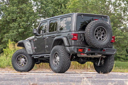 Rough Country 3.5 Inch Lift Kit | Adj Lower | FR D/S | Jeep Wrangler Unlimited 4WD (24-26)