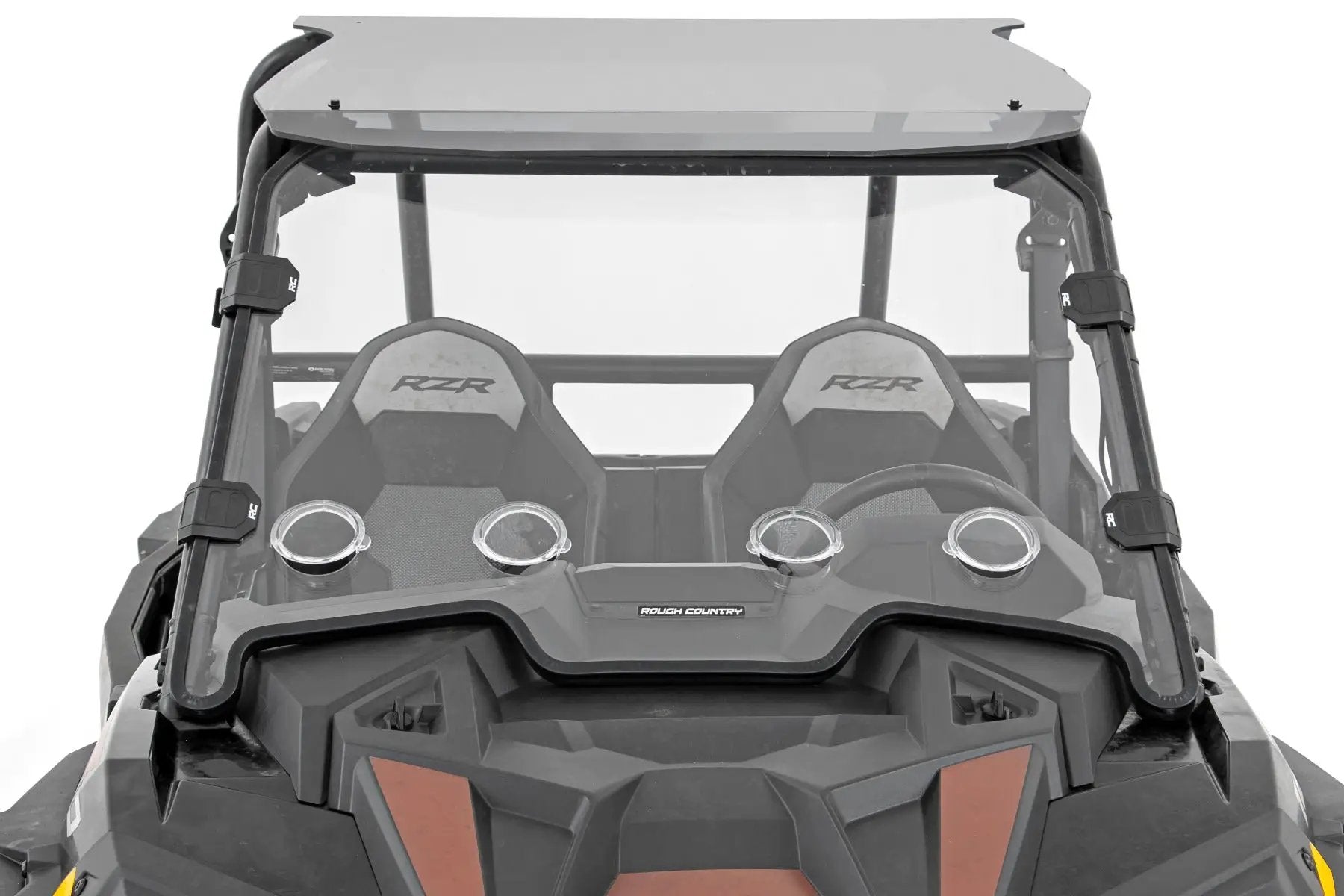 Rough Country Vented Full Windshield | Scratch Resistant | Polaris RZR XP 1000 by Rough Country