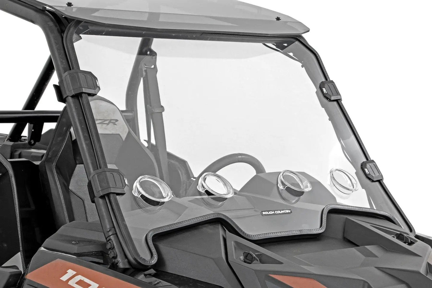 Rough Country Vented Full Windshield | Scratch Resistant | Polaris RZR XP 1000 by Rough Country
