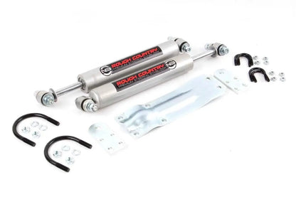 Rough Country N3 Steering Stabilizer | Dual | Chevy/GMC K10 Truck & SUV/K5 Blazer (69-91) by Rough Country