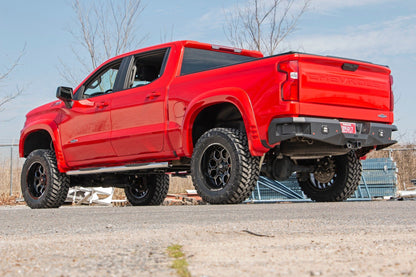 Estribos Ovalados Nerf | Acero Inoxidable | Cabina Doble | Chevy/GMC 1500/2500HD/3500HD (19-26)