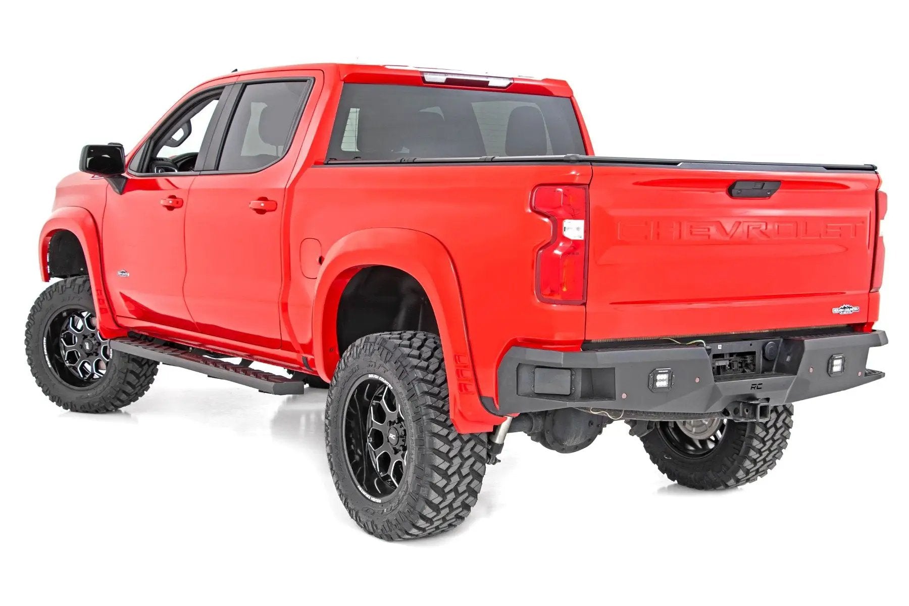 Rough Country BA2 Running Board | Side Step Bars | Chevy/GMC 1500/2500HD/3500HD (19-26) by Rough Country