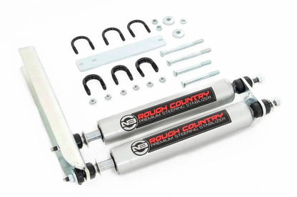 Rough Country N3 Steering Stabilizer | Dual | Ford Bronco/F-150/F-250 (1980-1998) by Rough Country