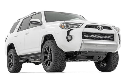 Rough Country LED Light Kit | Bumper Mount | 30" Black Dual Row | White DRL | Toyota 4Runner (14-20) by Rough Country