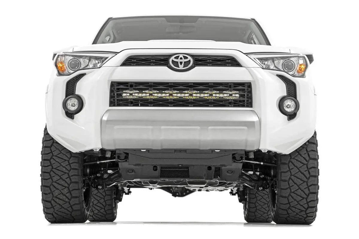 Rough Country LED Light Kit | Bumper Mount | 30" Black Dual Row | Toyota 4Runner (14-20) by Rough Country