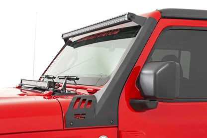 Rough Country LED Light Kit | Windshield | 50" Spectrum Dual Row | Jeep Gladiator JT/Wrangler JL (18-26) by Rough Country