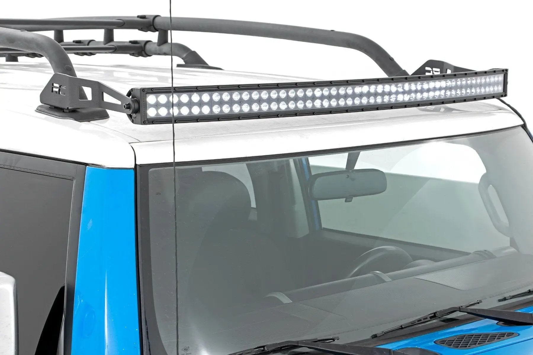 Rough Country 50 Inch Black Series LED Light Bar | Curved | Dual Row by Rough Country