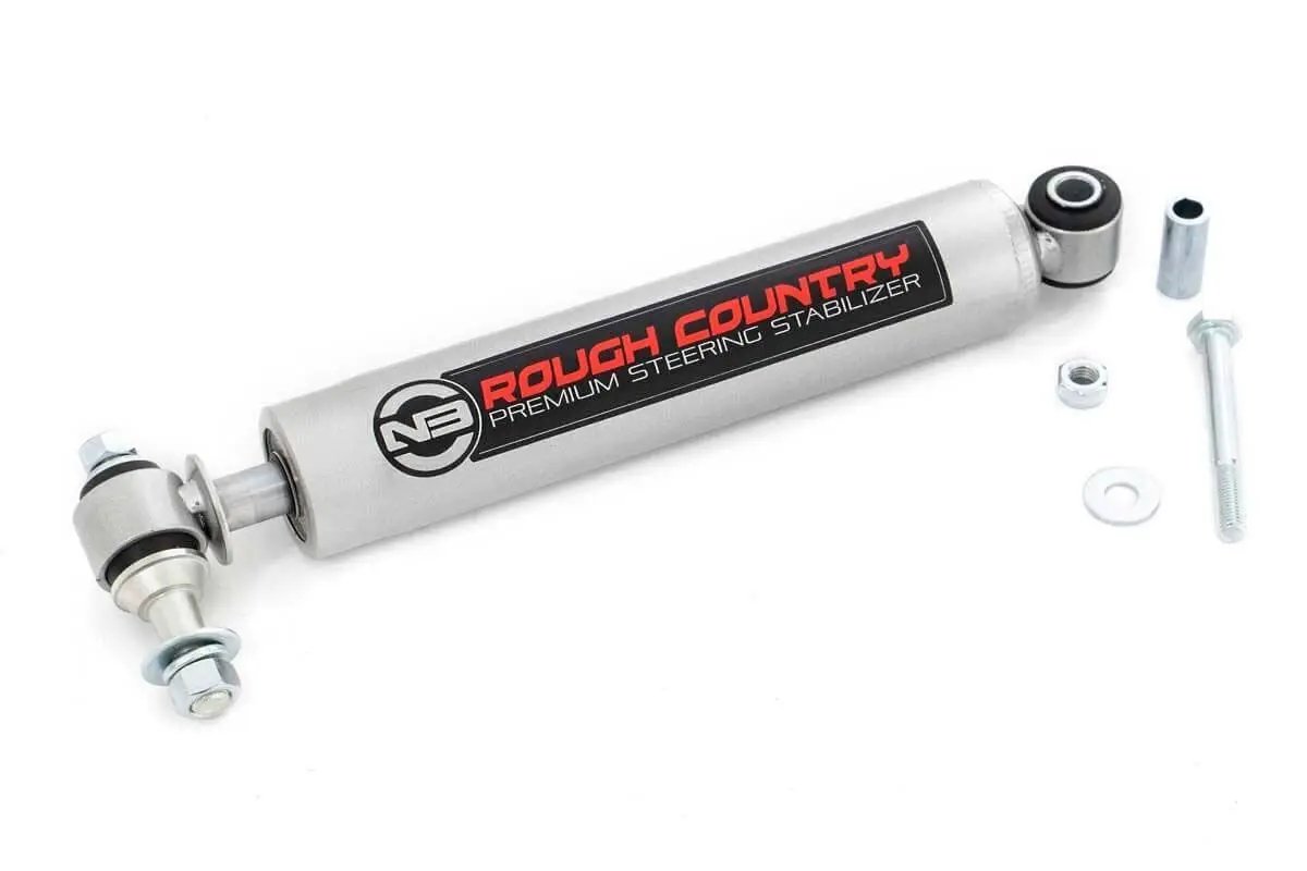 Rough Country N3 Steering Stabilizer | Multiple Makes & Models (Chevy/GMC/Jeep) by Rough Country