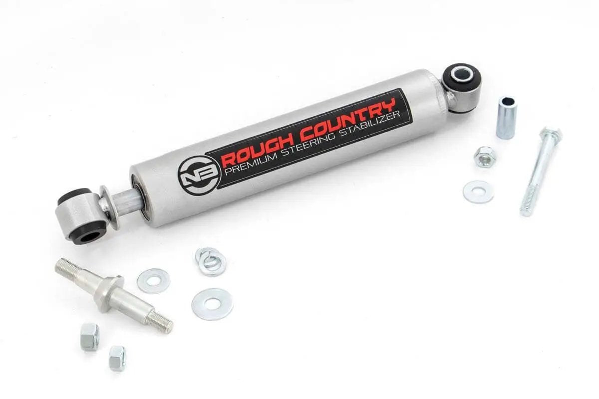 Rough Country N3 Steering Stabilizer | Multiple Makes & Models (Chevy/GMC/Jeep) by Rough Country