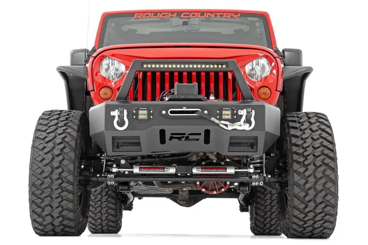 Rough Country Fender Flare | Steel | Front | Jeep Wrangler JK/Wrangler Unlimited (07-18) by Rough Country