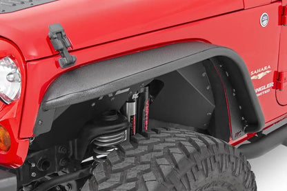 Rough Country Fender Flare | Steel | FR & RR | Jeep Wrangler JK/Wrangler Unlimited (07-18) by Rough Country