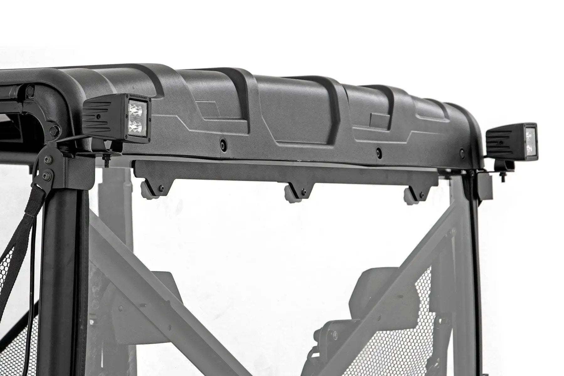 Rough Country LED Light Kit | Rear Mount | 2" Black Pair | Flood | Polaris Ranger XP 1000 by Rough Country