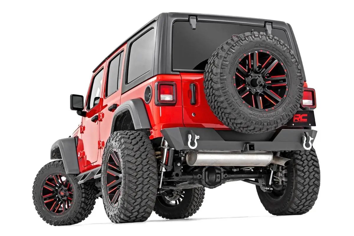 Rough Country Vertex 2.5 Reservoir Rear Shocks | 3.5-4.5" | Jeep Wrangler JL (18-25)/Wrangler Unlimited (18-25) by Rough Country
