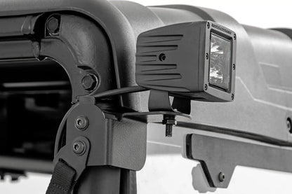 Rough Country LED Light Kit | Rear Mount | 2" Black Pair | Spot | Polaris Ranger XP 1000 by Rough Country