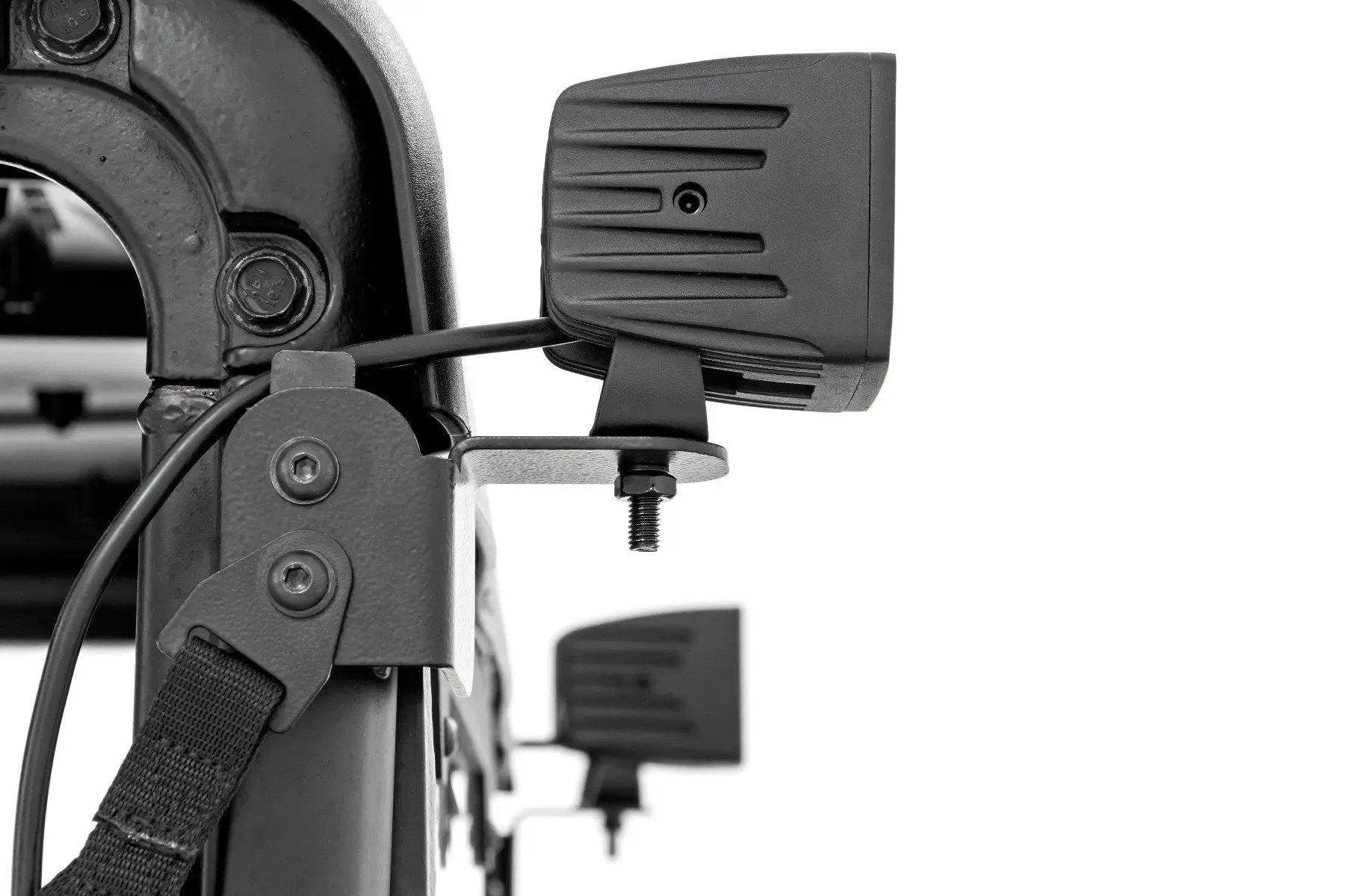 Rough Country LED Light Kit | Rear Mount | 2" Black Pair | Spot | Polaris Ranger XP 1000 by Rough Country