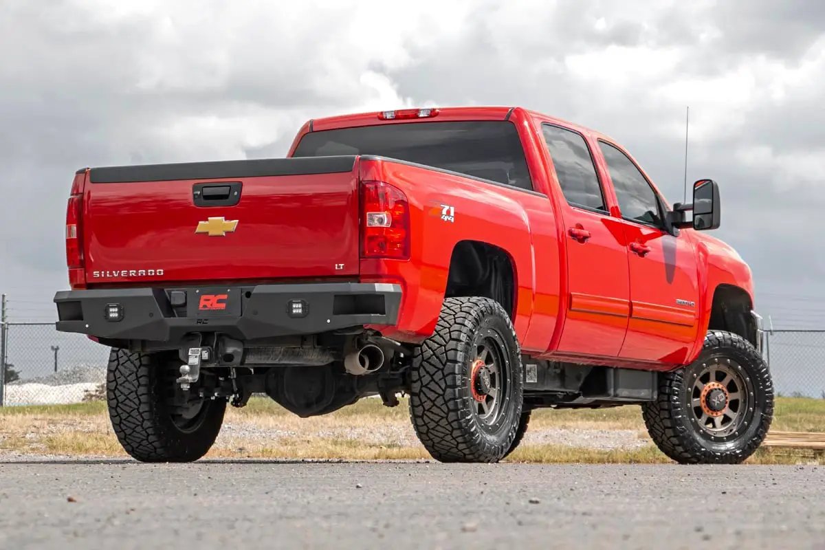 Rough Country Rear Bumper | Chevy Silverado & GMC Sierra 2500HD/3500HD 2WD/4WD (2011-2019) by Rough Country
