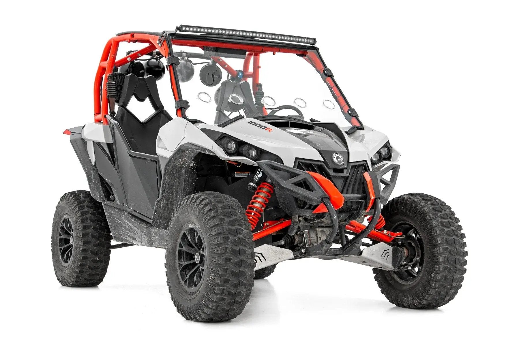 Rough Country LED Light Kit | Front Mount | 40" Black Single Row | Can-Am Commander Max 1000 by Rough Country