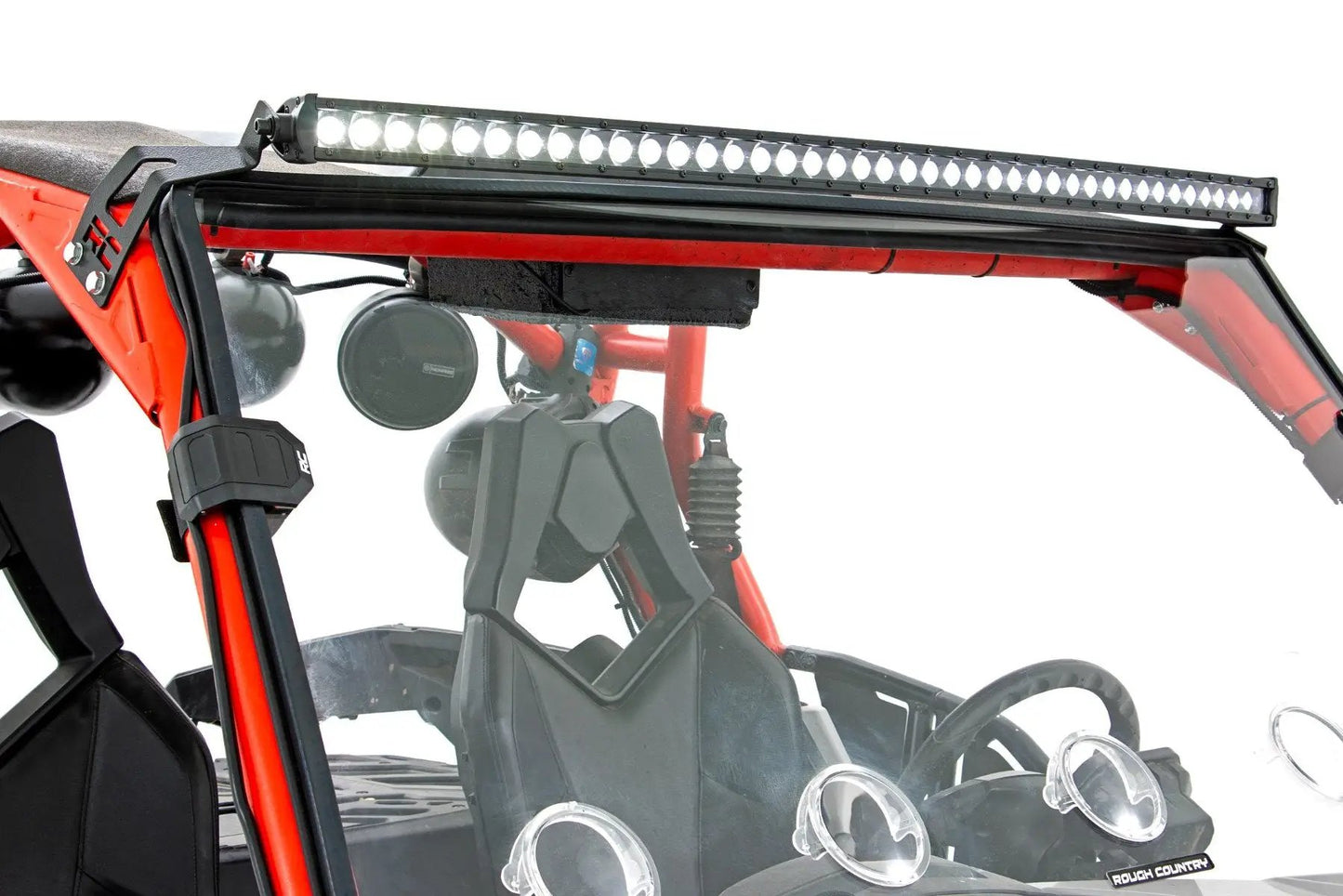 Rough Country LED Light Kit | Front Mount | 40" Black Single Row | Can-Am Commander Max 1000 by Rough Country