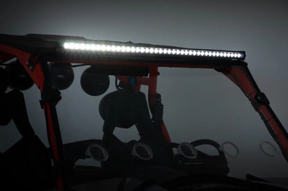 Rough Country LED Light Kit | Front Mount | 40" Black Dual Row | White DRL | Can-Am Commander Max 1000 by Rough Country