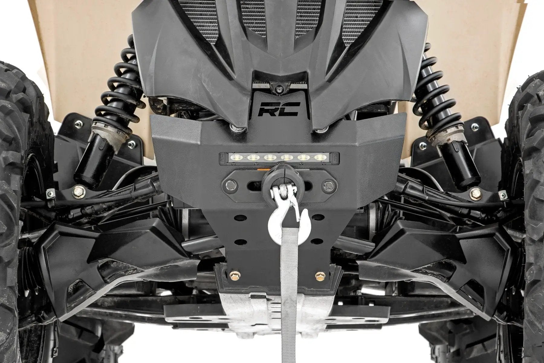 Rough Country Winch Bumper | 4500-Lb Winch | Synthetic Rope | Can-Am Renegade 1000/Renegade 500 by Rough Country