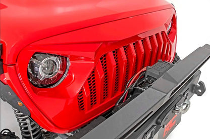 Rough Country Replacement Grille | Angry Eyes | Jeep Gladiator JT/Wrangler JL 4WD (18-26) by Rough Country