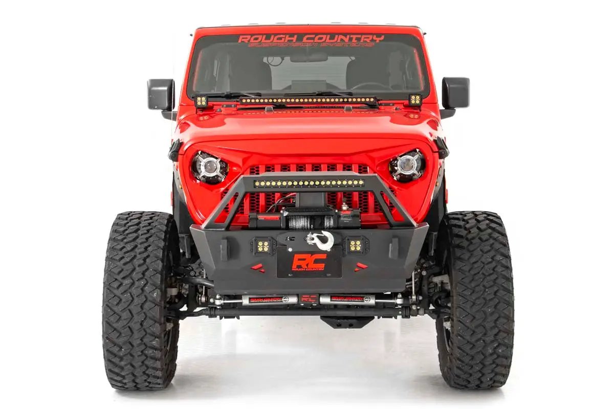 Rough Country Replacement Grille | Angry Eyes | Jeep Gladiator JT/Wrangler JL 4WD (18-26) by Rough Country