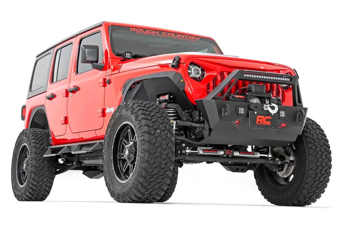 Rough Country Replacement Grille | Angry Eyes | Jeep Gladiator JT/Wrangler JL 4WD (18-26) by Rough Country