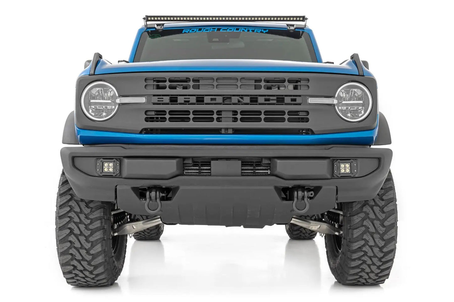 Rough Country LED Light Kit | Upper Windshield | 50" Spectrum Single Row | Ford Bronco (21-25) by Rough Country