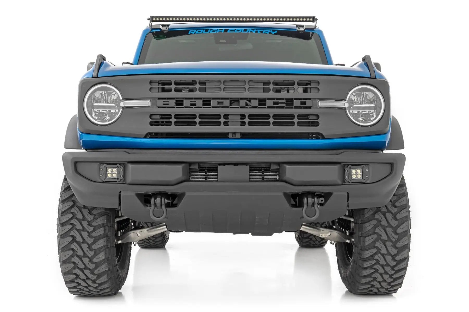 Rough Country LED Light Kit | Upper Windshield | 50" Spectrum Single Row | Ford Bronco (21-25) by Rough Country