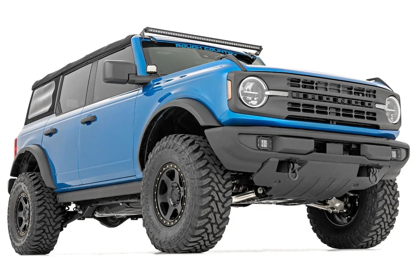 Rough Country LED Light Kit | Upper Windshield | 50" Spectrum Single Row | Ford Bronco (21-25) by Rough Country