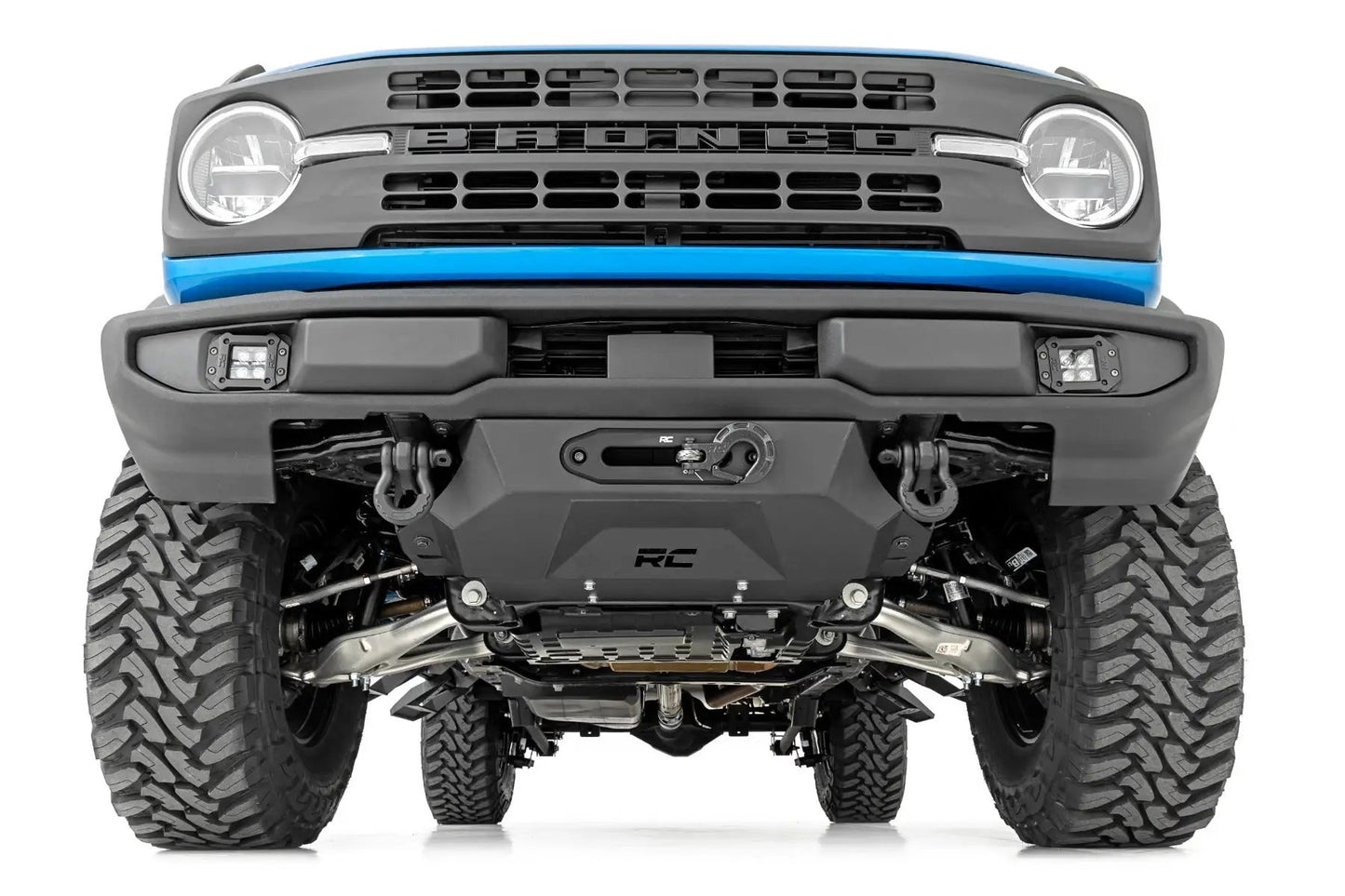Rough Country Tow Hook Brackets | D-Ring Combo | Ford Bronco 4WD (2021-2025) by Rough Country