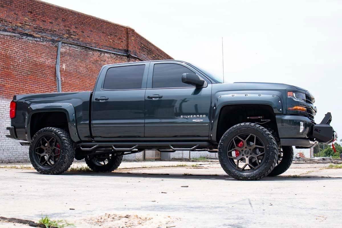 Комплект для лифта 7 дюймов | Литая сталь | Vertex | Chevy/GMC 1500 (14-18 и Classic)