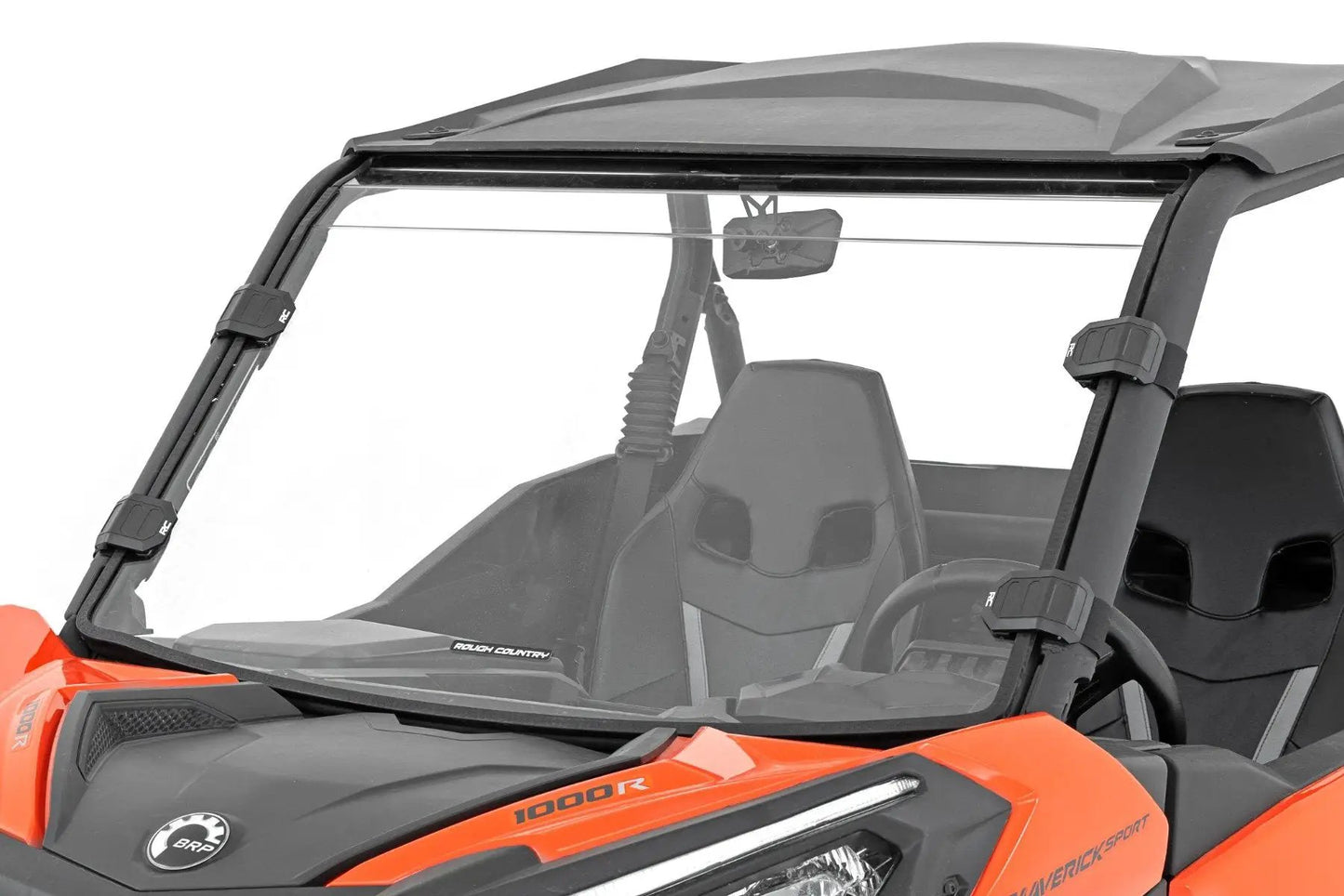 Rough Country Full Windshield | Scratch Resistant | Can-Am Maverick Sport 1000R by Rough Country