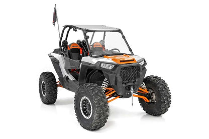 Rough Country Full Windshield | w/ Factory Visor | Polaris RZR XP 1000 by Rough Country