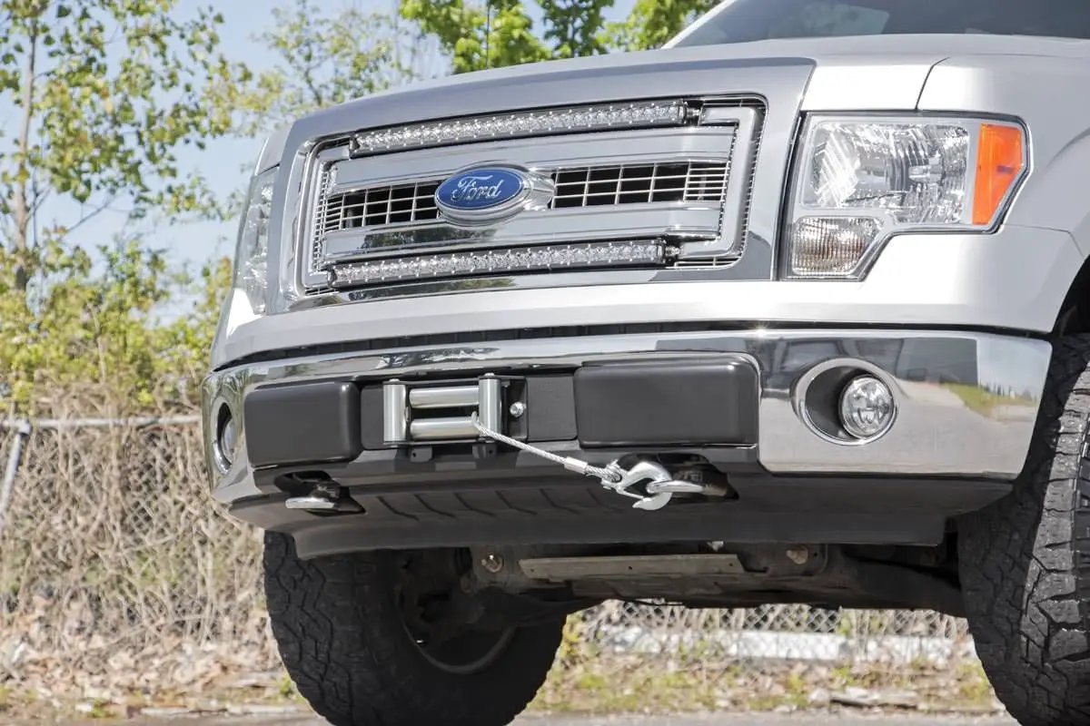 Rough Country Hidden Winch Mounting Plate | Ford F-150 2WD/4WD (2009-2014) by Rough Country