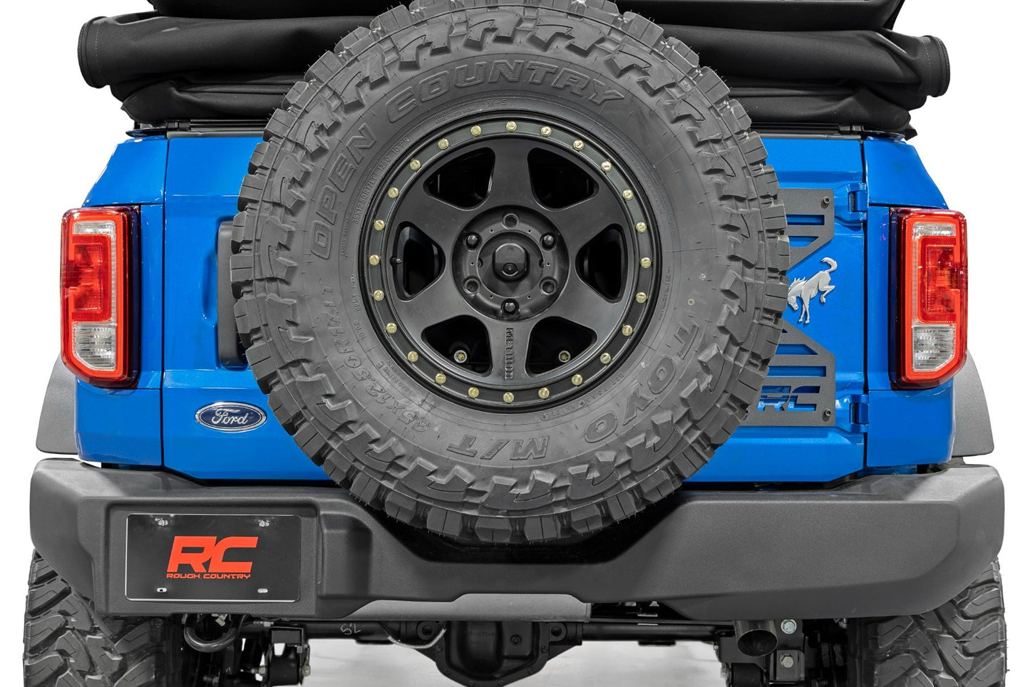 Reubicación de rueda de repuesto | Refuerzo de portón trasero | Ford Bronco 4WD (2021-2025)
