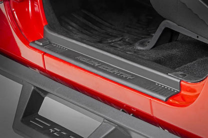Rough Country Entry Guards | Front and Rear | Jeep Wrangler Unlimited 2WD/4WD (2007-2018) by Rough Country