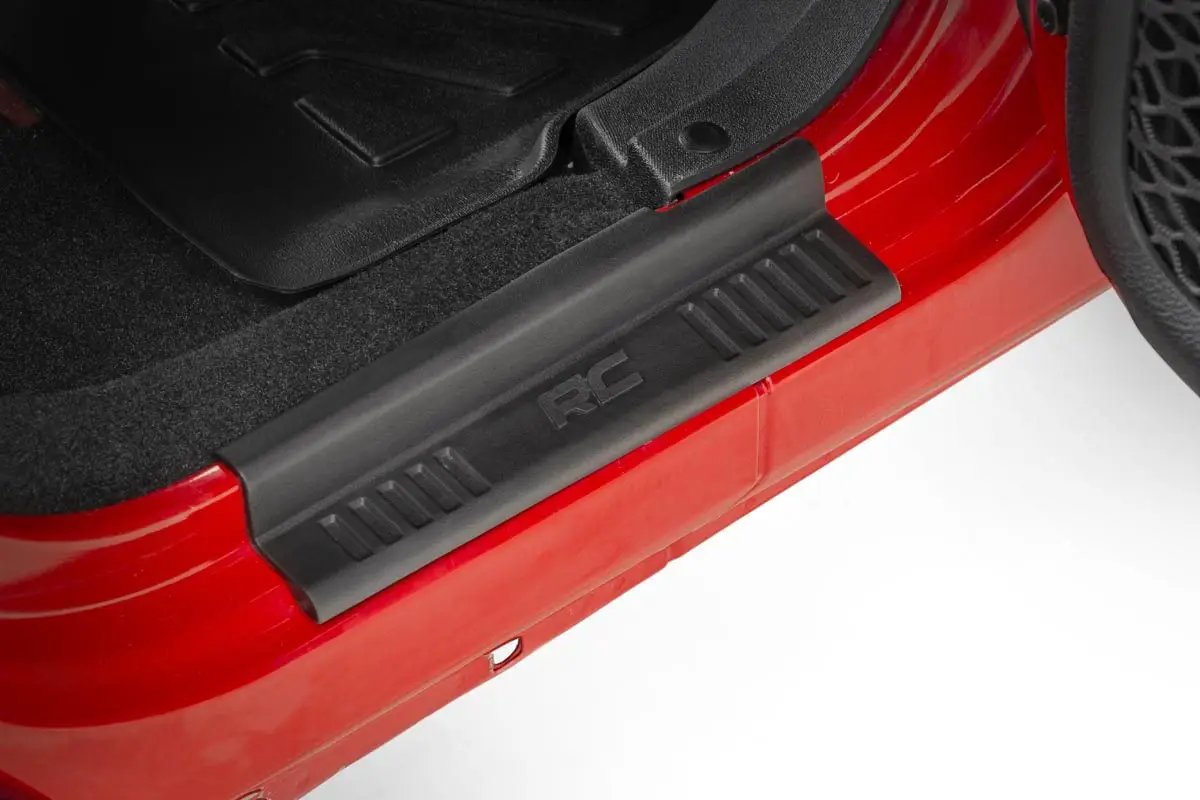 Rough Country Entry Guards | Front and Rear | Jeep Wrangler Unlimited 2WD/4WD (2007-2018) by Rough Country