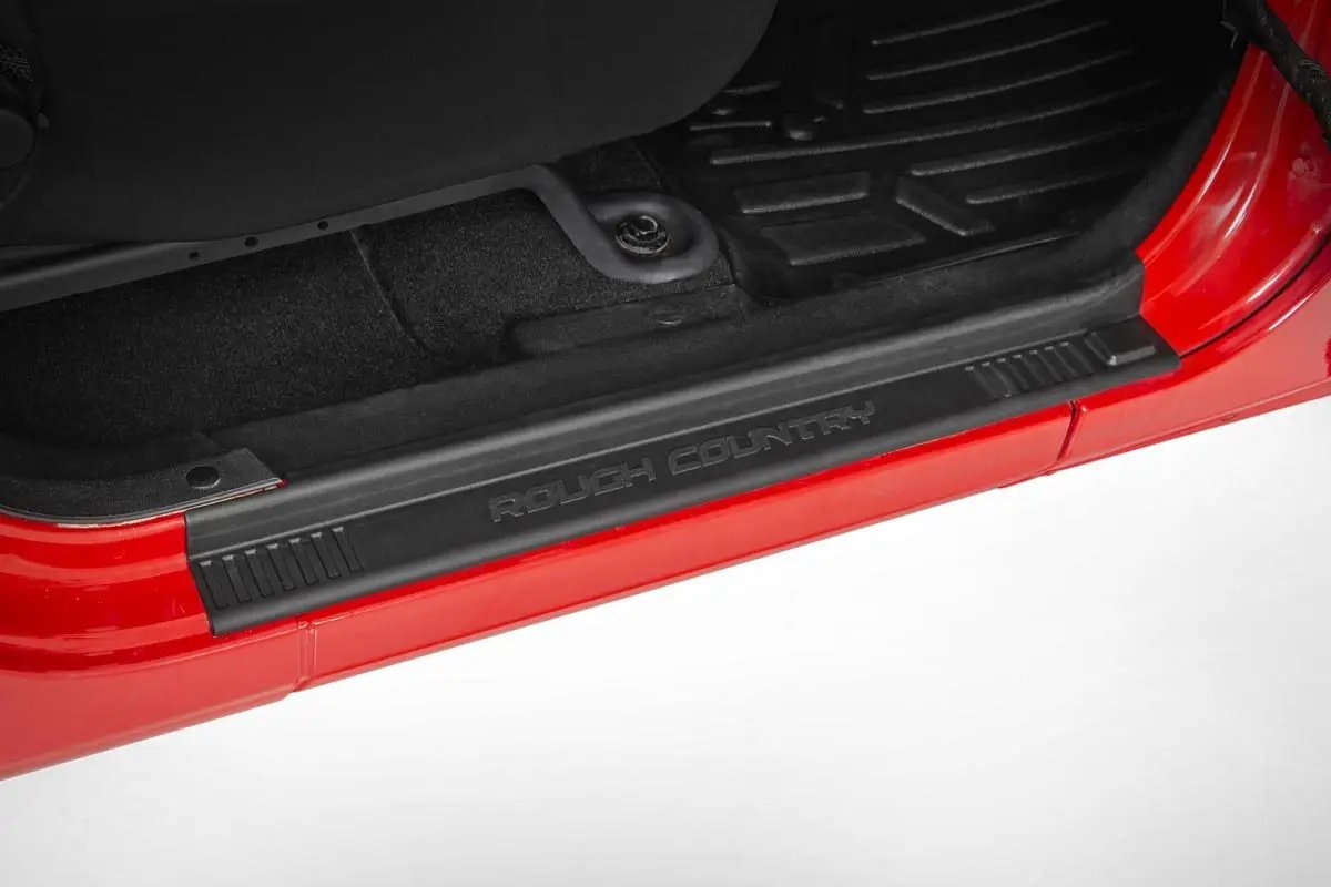 Rough Country Entry Guards | Front and Rear | Jeep Wrangler JK/Wrangler Unlimited (07-18) by Rough Country