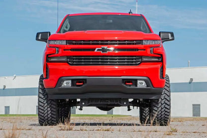 Rough Country Tow Hooks | Forged | Red | Chevy Silverado 1500 2WD/4WD (2019-2022) by Rough Country