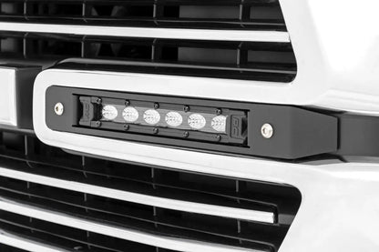 Rough Country Dual 6in LED Grille Kit | Black Slimline | Ram 1500 2WD/4WD (2019-2024) by Rough Country