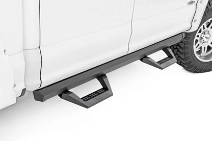 Rough Country SRX2 Adj Aluminum Step | Crew Cab | Ford F-150/Lightning/F-250/F-350/Raptor (15-25) by Rough Country