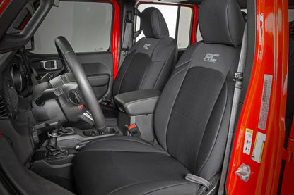 Чехлы на сиденья | Передние и задние, без подстаканника | Jeep Gladiator JT 4WD (2020-2025)