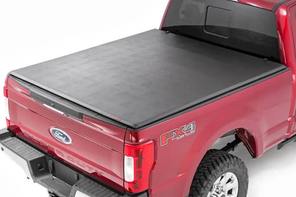 Rough Country Soft Tri-Fold Bed Cover | 6'10" Bed | Ford F-250/F-350 Super Duty (17-26) by Rough Country